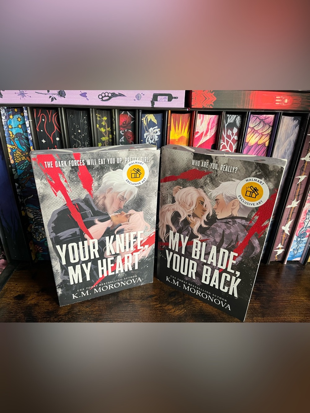 Your Knife, My Heart and My Blade, Your Back by K.M. Moronova
Walmart exclusive